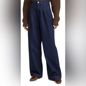 Triarchy High Waisted Pleated Trouser Jeans Pants Size 26